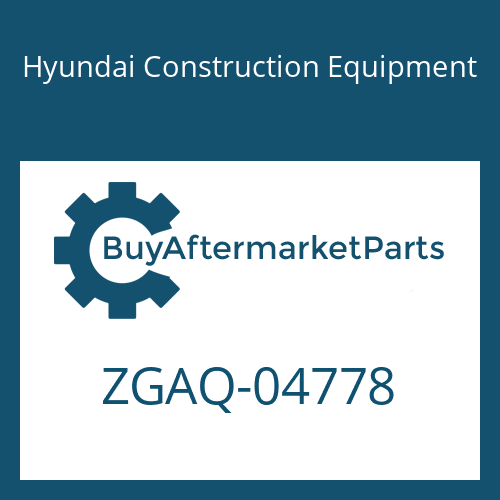 Hyundai Construction Equipment ZGAQ-04778 - PIPE-UNION