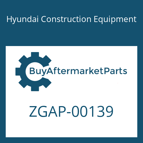 Hyundai Construction Equipment ZGAP-00139 - NUT-HEX
