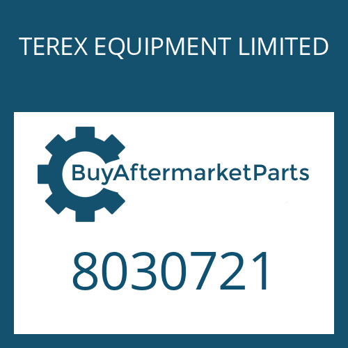 TEREX EQUIPMENT LIMITED 8030721 - WASHER