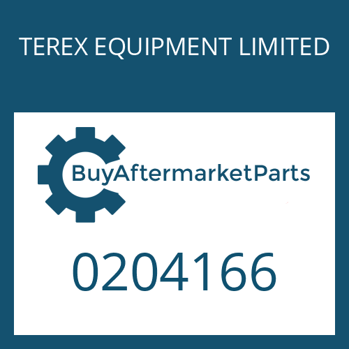 TEREX EQUIPMENT LIMITED 0204166 - SPACER WASHER
