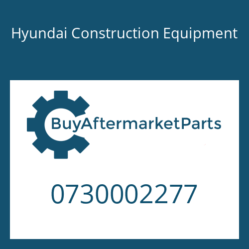 Hyundai Construction Equipment 0730002277 - SHIM