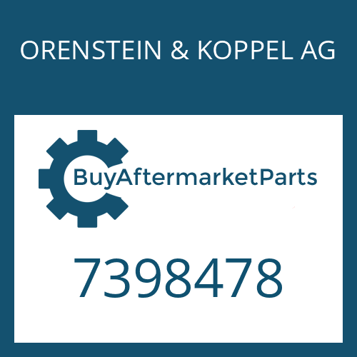 ORENSTEIN & KOPPEL AG 7398478 - SHIM