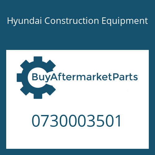 Hyundai Construction Equipment 0730003501 - SHIM