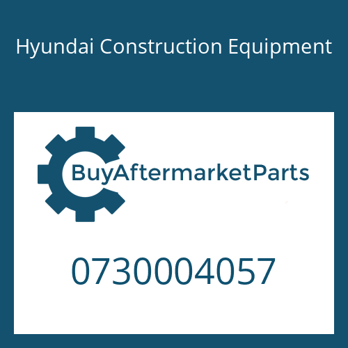 Hyundai Construction Equipment 0730004057 - WASHER