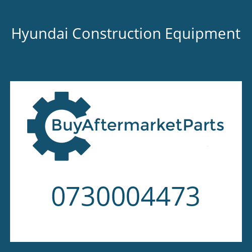 Hyundai Construction Equipment 0730004473 - WASHER