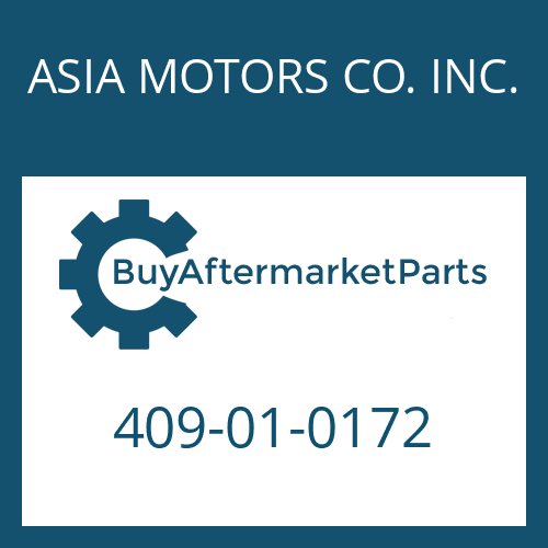 ASIA MOTORS CO. INC. 409-01-0172 - WASHER