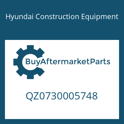 Hyundai Construction Equipment QZ0730005748 - SHIM