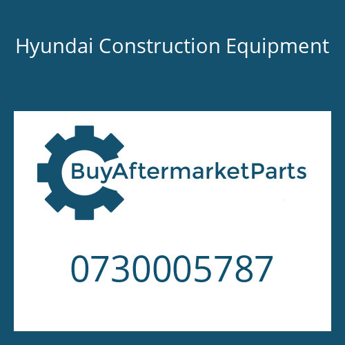 Hyundai Construction Equipment 0730005787 - WASHER