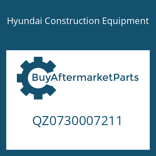 Hyundai Construction Equipment QZ0730007211 - WASHER