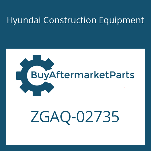 Hyundai Construction Equipment ZGAQ-02735 - WASHER