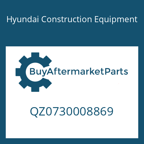 Hyundai Construction Equipment QZ0730008869 - WASHER