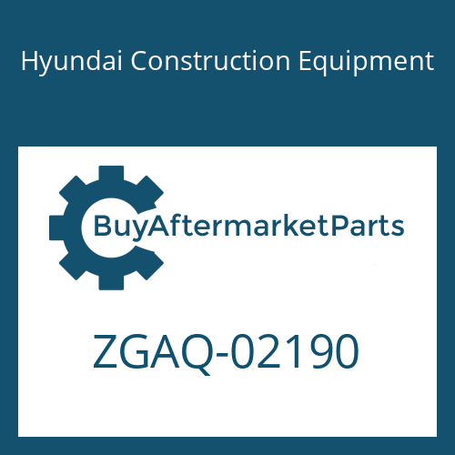 Hyundai Construction Equipment ZGAQ-02190 - WASHER
