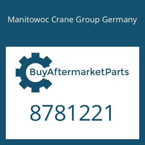 8781221 Manitowoc Crane Group Germany WASHER