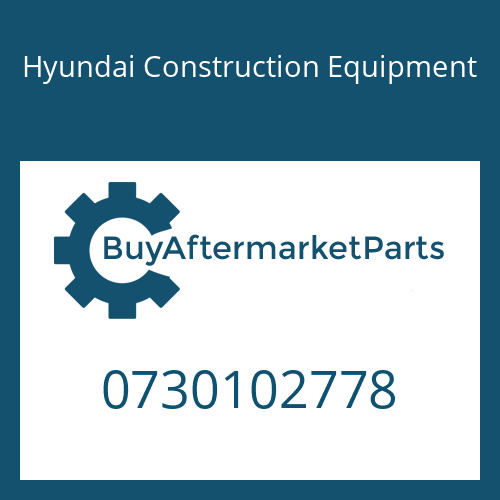 Hyundai Construction Equipment 0730102778 - SHIM