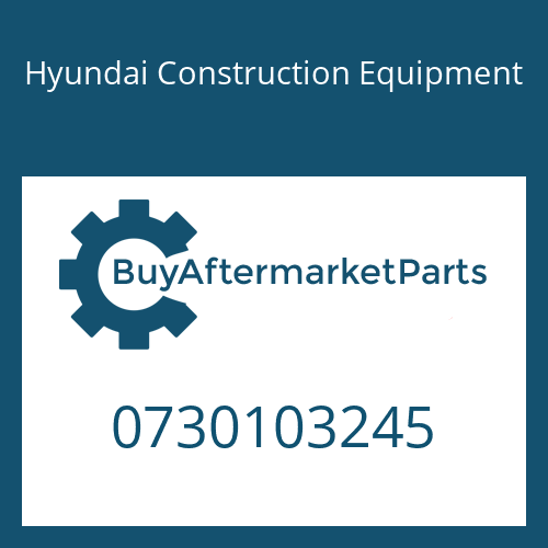 Hyundai Construction Equipment 0730103245 - WASHER