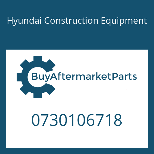 Hyundai Construction Equipment 0730106718 - WASHER