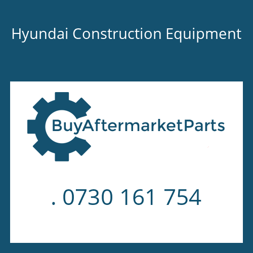 Hyundai Construction Equipment . 0730 161 754 - WASHER