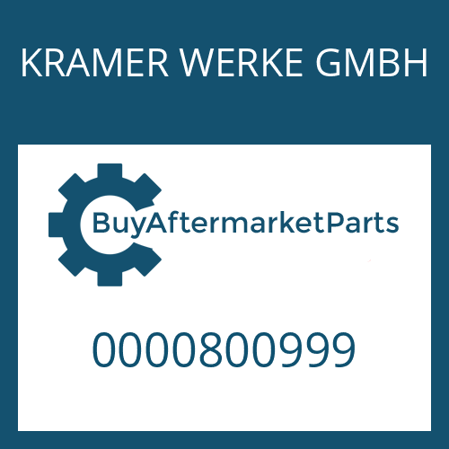 KRAMER WERKE GMBH 0000800999 - RING