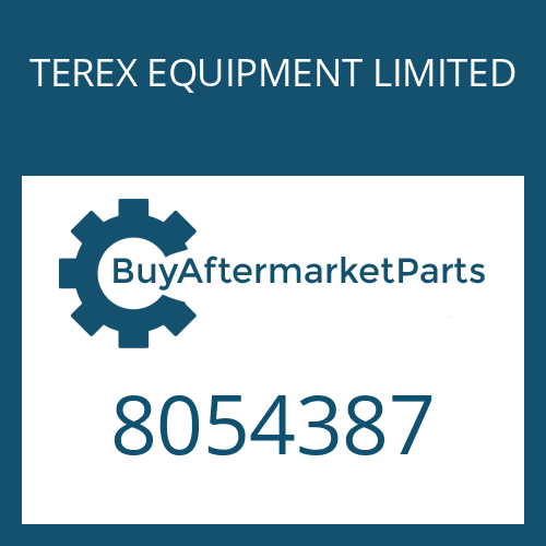 TEREX EQUIPMENT LIMITED 8054387 - WASHER