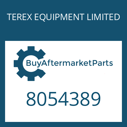 TEREX EQUIPMENT LIMITED 8054389 - WASHER