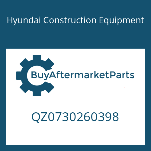 Hyundai Construction Equipment QZ0730260398 - BUSH