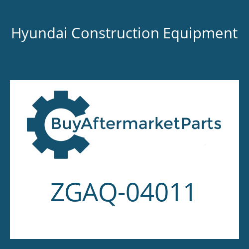 Hyundai Construction Equipment ZGAQ-04011 - RING-16.74