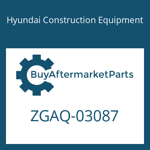 Hyundai Construction Equipment ZGAQ-03087 - RING-RETAINER