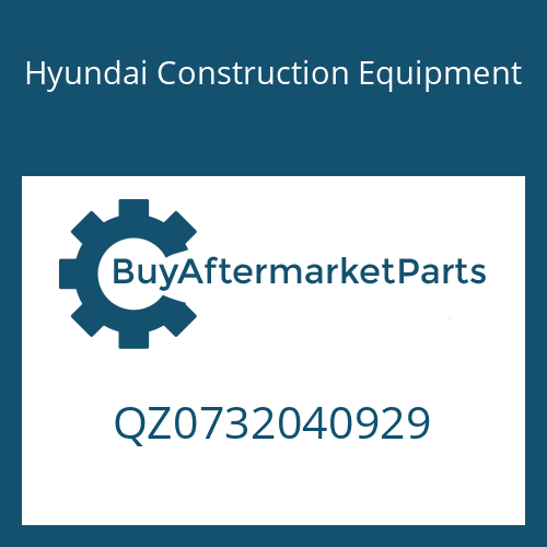 Hyundai Construction Equipment QZ0732040929 - COMPR.SPRING
