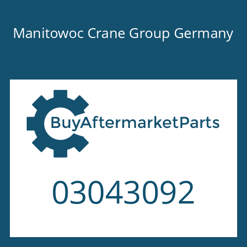 Manitowoc Crane Group Germany 03043092 - COMPR.SPRING