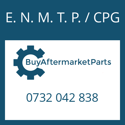 0732 042 838 E. N. M. T. P. / CPG COMPRESSION SPRING