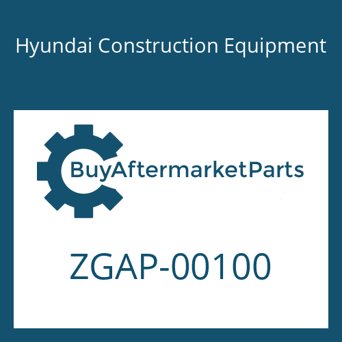 Hyundai Construction Equipment ZGAP-00100 - SEAL-OIL
