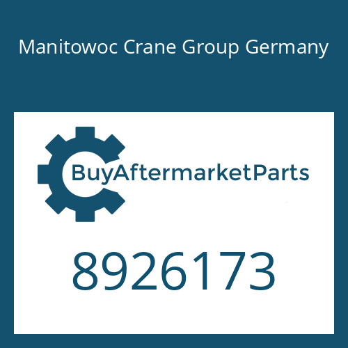 Manitowoc Crane Group Germany 8926173 - SHAFT SEAL