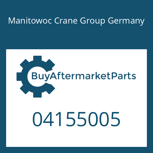 Manitowoc Crane Group Germany 04155005 - SHAFT SEAL