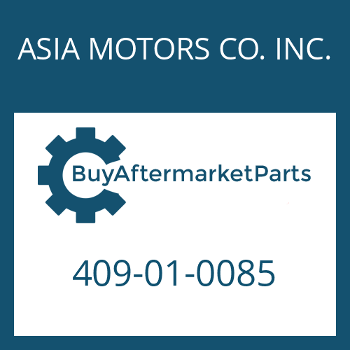409-01-0085 ASIA MOTORS CO. INC. TAPERED ROLLER BEARING