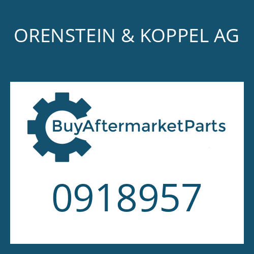 ORENSTEIN & KOPPEL AG 0918957 - ROLLER