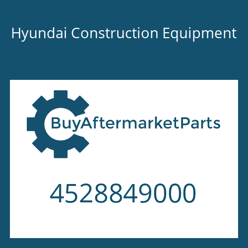 Hyundai Construction Equipment 4528849000 - TORX SCREW