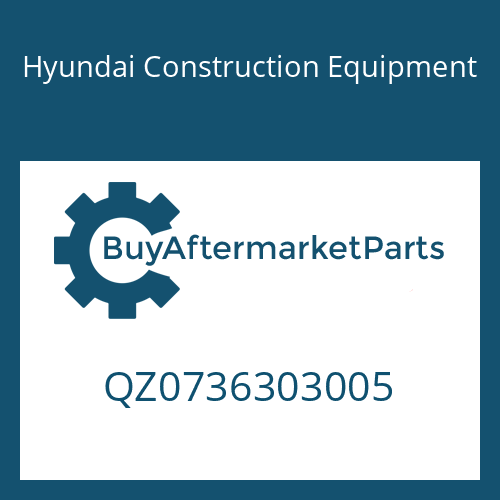 Hyundai Construction Equipment QZ0736303005 - SCREW PLUG