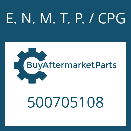 500705108 E. N. M. T. P. / CPG THERMO-SCHALTER