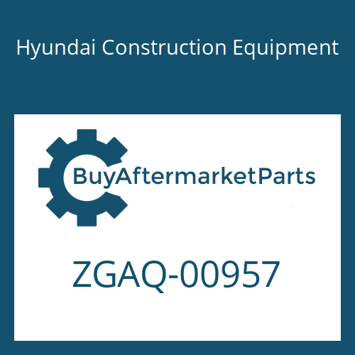 Hyundai Construction Equipment ZGAQ-00957 - PLUG
