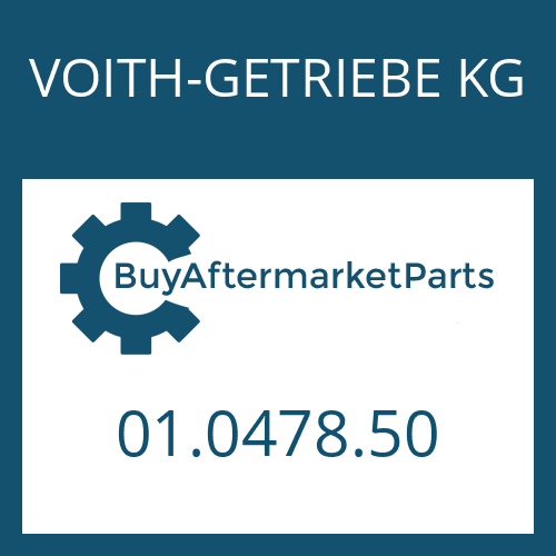 01.0478.50 VOITH-GETRIEBE KG TAPERED ROLLER BEARING