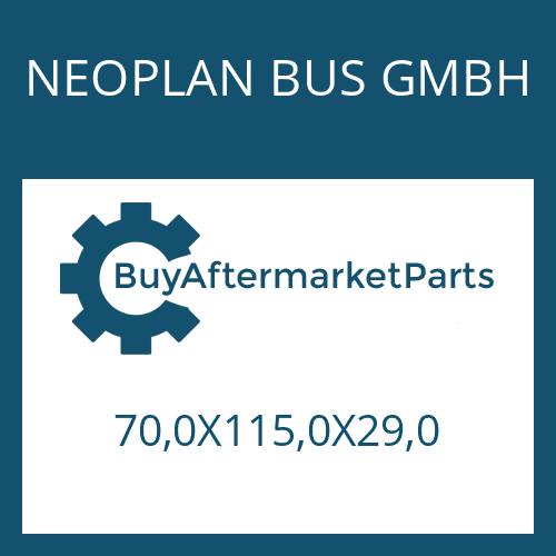 NEOPLAN BUS GMBH 70,0X115,0X29,0 - TA.ROLLER BEARING