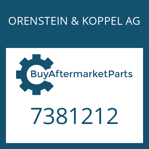 ORENSTEIN & KOPPEL AG 7381212 - CYLINDER ROLLER BEARING