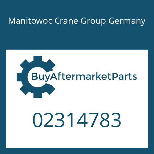 Manitowoc Crane Group Germany 02314783 - HOSE PIPE