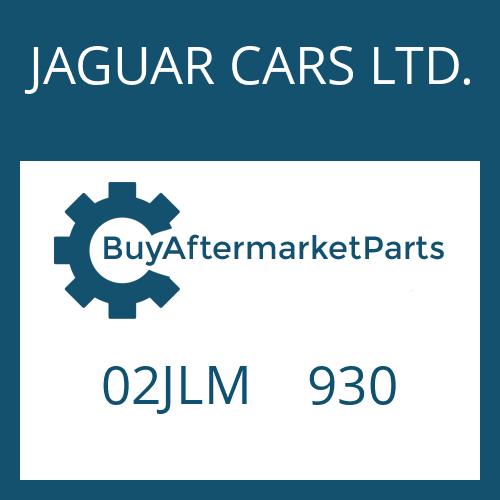 JAGUAR CARS LTD. 02JLM 930 - INTERM.SHAFT