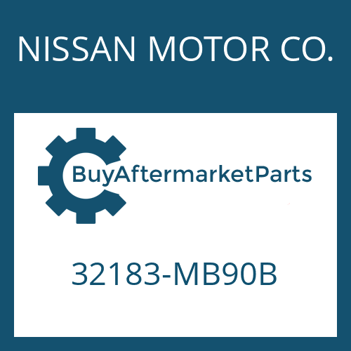 NISSAN MOTOR CO. 32183-MB90B - DETENT PIN
