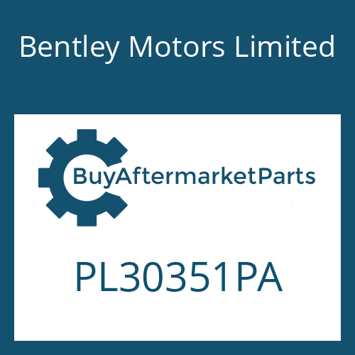 Bentley Motors Limited PL30351PA - ABTRIEBSFLANSCH