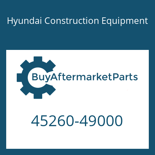 Hyundai Construction Equipment 45260-49000 - CONSOLE