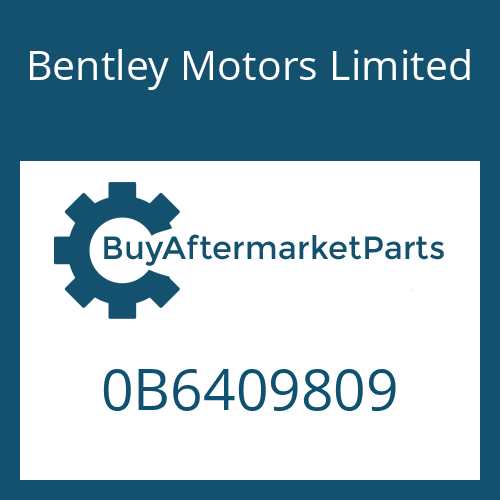 Bentley Motors Limited 0B6409809 - OUTPUT FLANGE