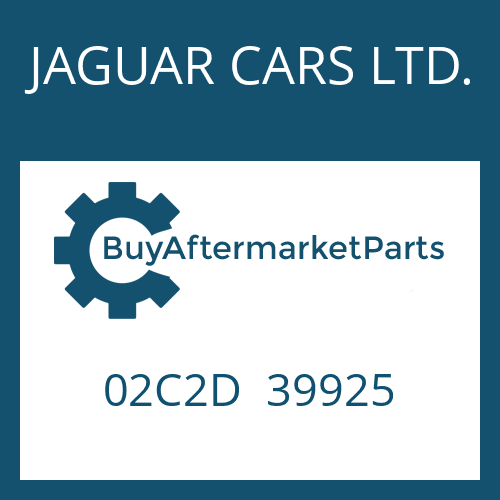 JAGUAR CARS LTD. 02C2D 39925 - MECHATRONIC