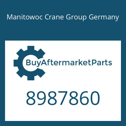 Manitowoc Crane Group Germany 8987860 - GASKET